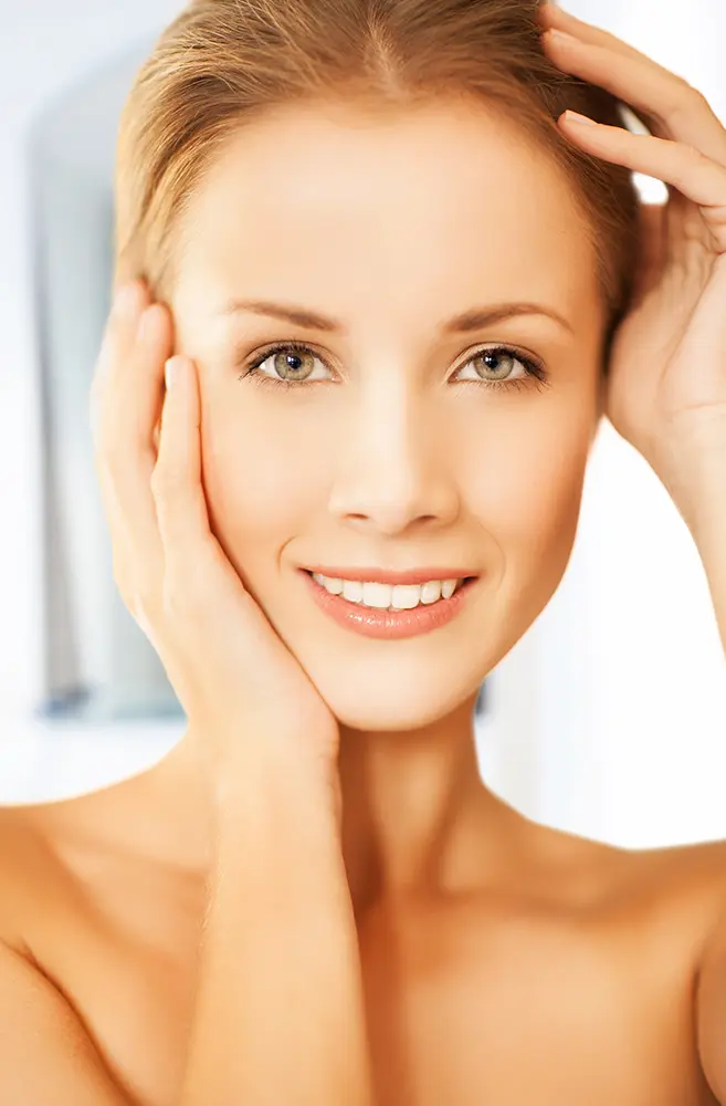 Beautiful woman smiling