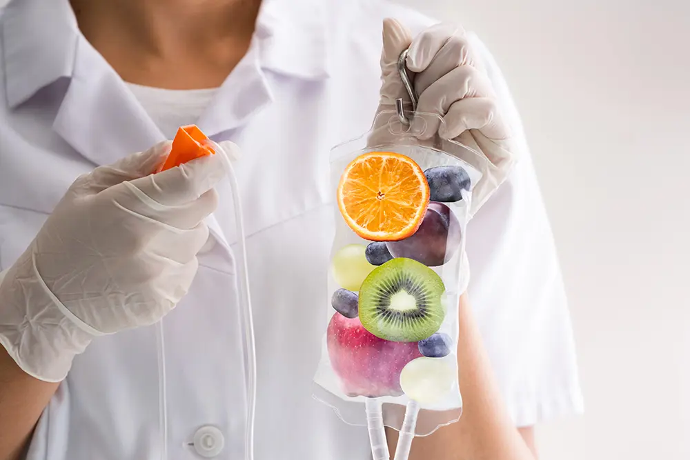 iv drip vitamin infusion therapy saline bag