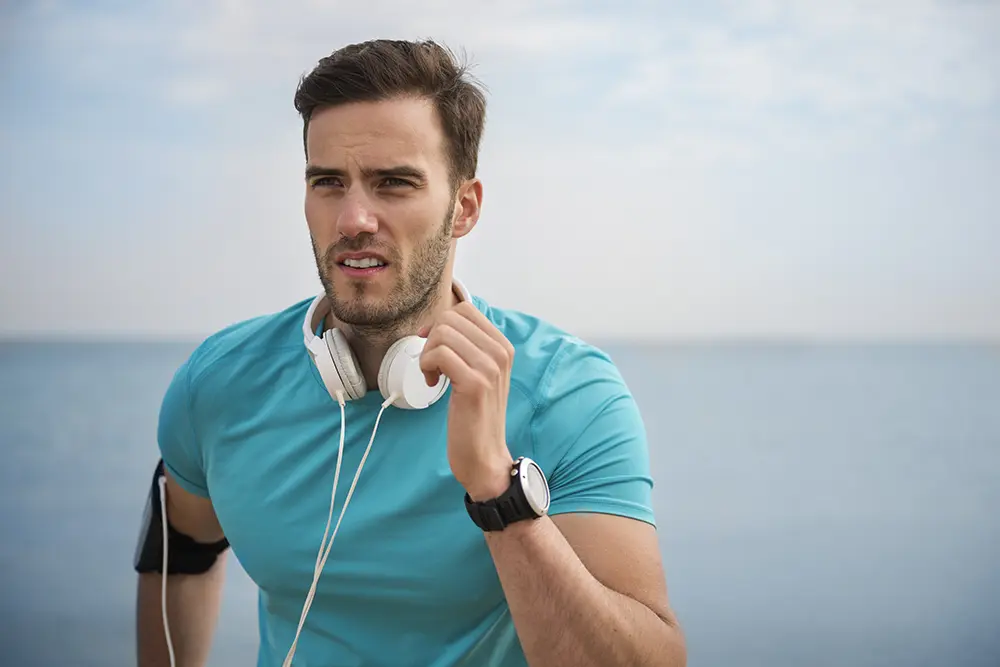 Man jogging
