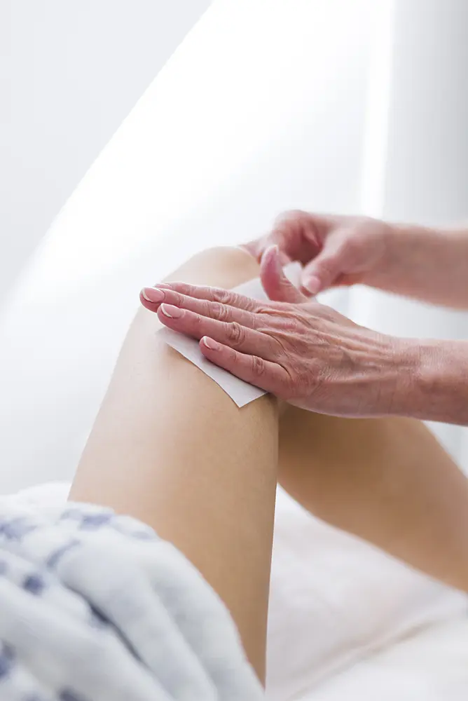 Waxing Legs